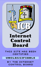 internet control board logo stating site is unclassifiable